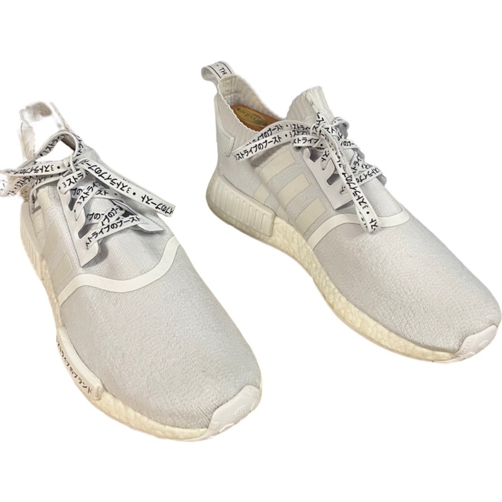 Adidas NMD R1 Pk Japan Triple White Size 12 BZ0221 Primeknit Clean